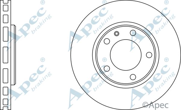 APEC BRAKING Jarrulevy DSK365